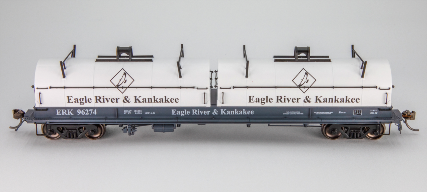 Evans 100-Ton Steel Coil Car, Eagle River & Kankakee ERK #96274 - HFG003004 : HO