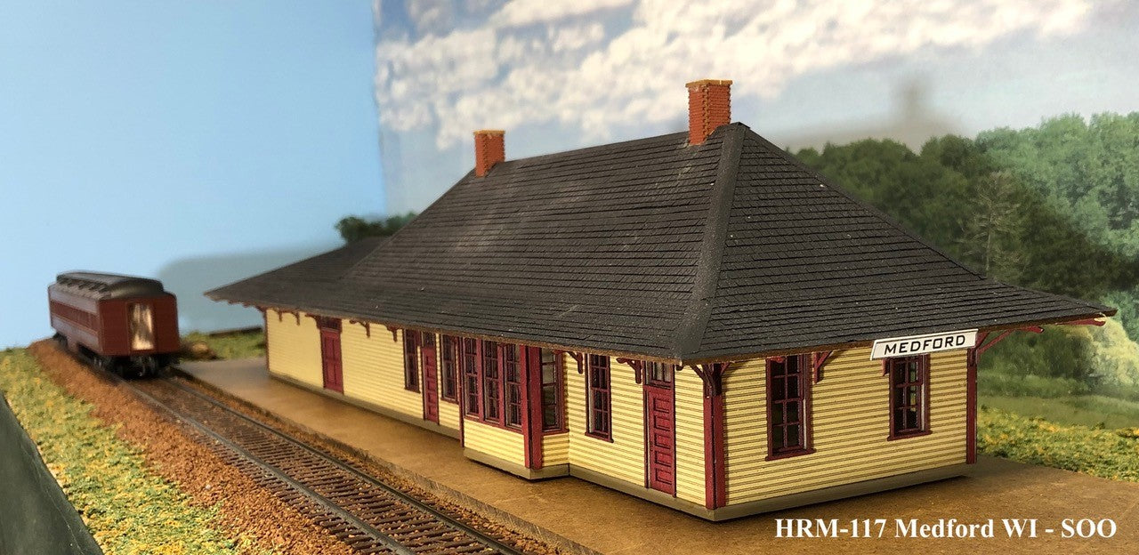 Soo Line Medford Depot, Park Falls Depot, Thorpe Depot Kit-117 : HO