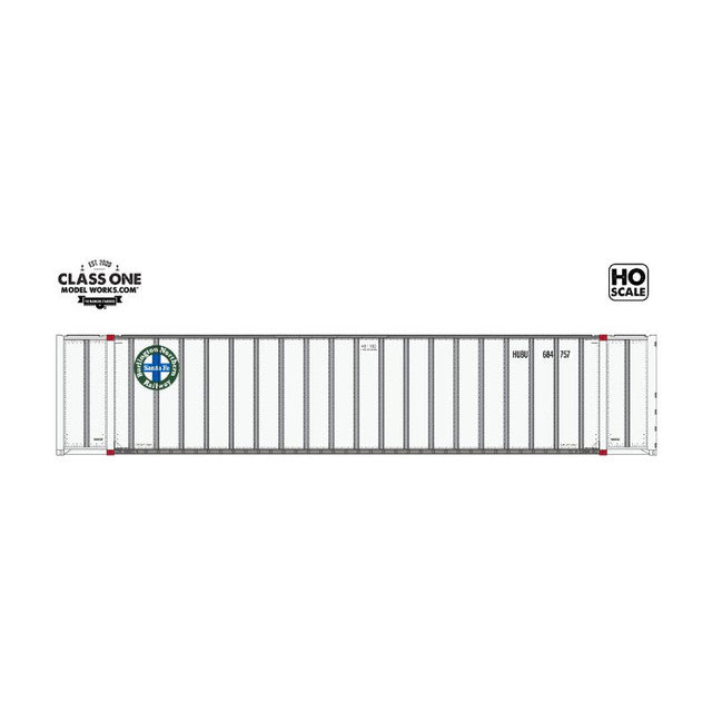 Hyundai 48 Ft Exterior Post Container BNSF/Hub Group HUBU 684226 - CT00503 : HO