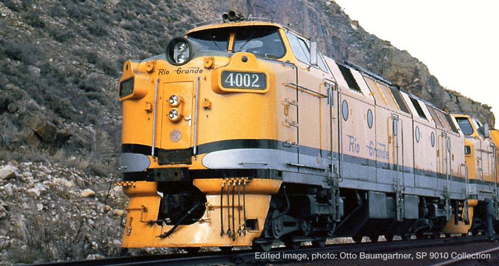 Krauss-Maffei ML4000 Diesel Loco D&RGW #4001, Non-Sound - 97450 : HO