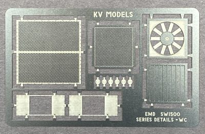 EMD SW1500 Wisconsin Central/Canadian National Detail Set - KV155H : HO