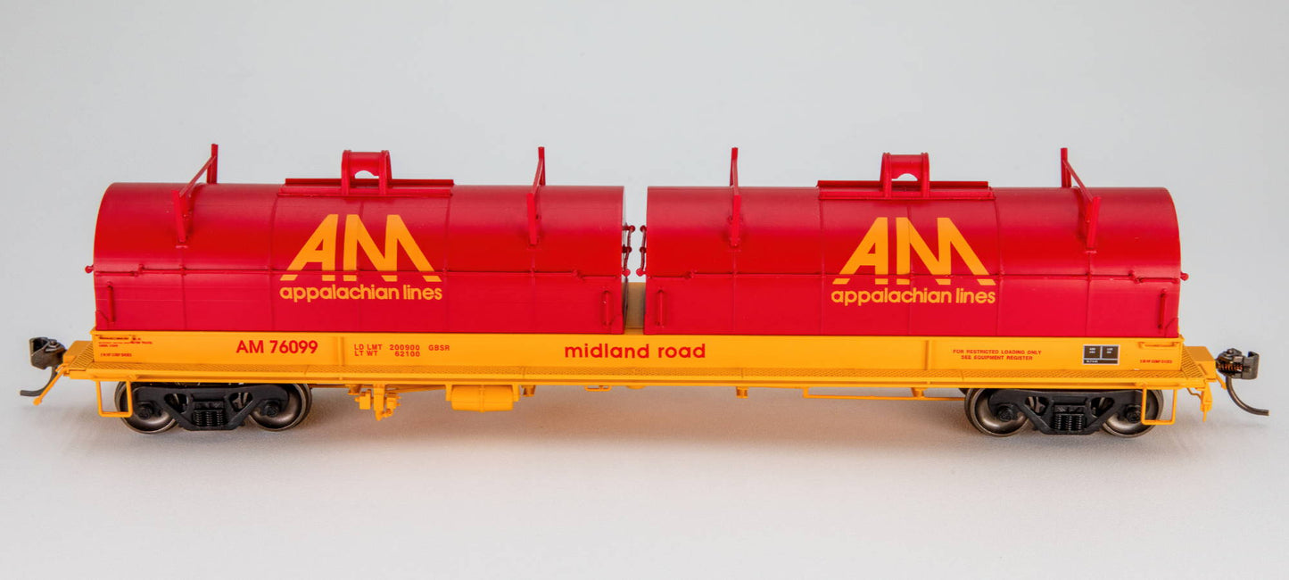 Evans 100-Ton Steel Coil Car, Allegheny Midland AM #76050 - HFG001002 : HO