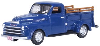 1948 Dodge B-1B Pickup Truck (Waterway Blue) - 87DP48006 : HO