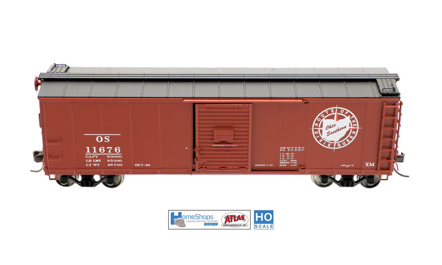 USRA Rebuilt Steel 40' Box Car, Ohio Southern OS #11633 - HFB038001 : HO