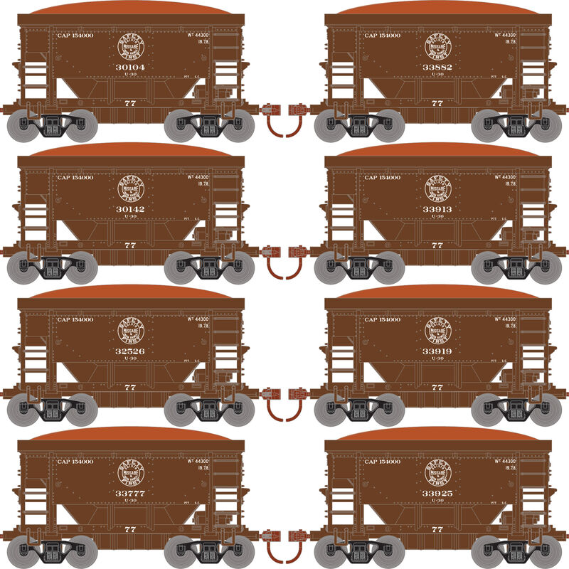 24' Ore Car with Load, DMIR 8-Pack - 1163 : HO