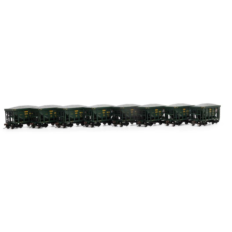 24' Ore Car with Load, CNW (Green) 8-Pack - 1171 : HO