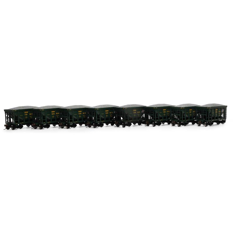 24' Ore Car with Load, CNW (Green) 8-Pack - 1172 : HO