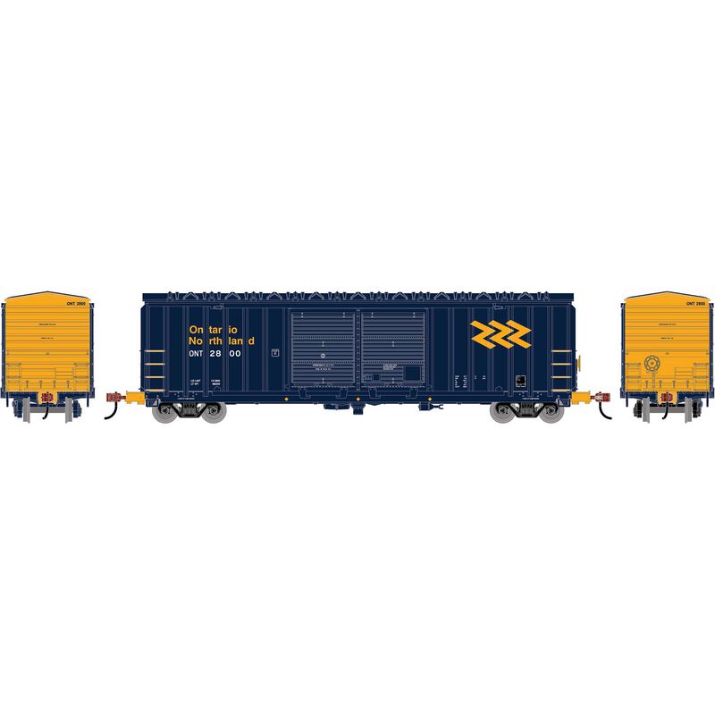50' FMC 5283 Double Door Box Car, ONT #2800 - RND1365 : HO
