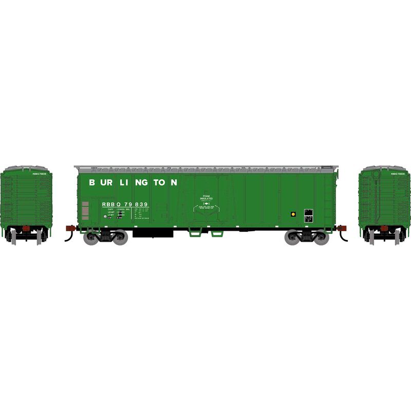 50' Exterior Post Mechanical Reefer, RBBQ #79880 - RND-3059 : HO