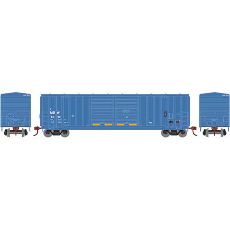 50' FMC 5283 Double Door Box Car Minnesota Dakota & Western MDW 8092 - 1095 : HO