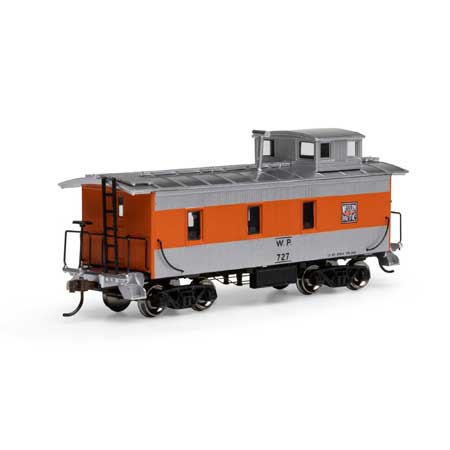 30' 3-Window Wood Caboose Western Pacific WP 727 - 11724 : HO