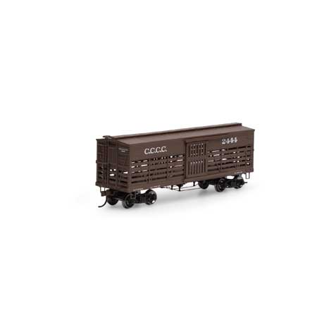 36' Stock Car Canada Cattle Car Co. CCCC 2444 - 75274 : HO