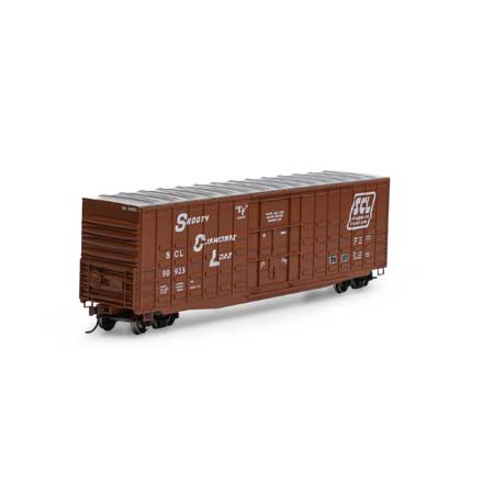 50' HC Waffle Side Plug Door Box Car Seaboard Coast Line SCL 90923 - 88175 : HO