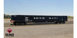 52’ 6” 70-Ton Mill Gondola, Western Pacific WP 6647 - Kit - 1198 : HO