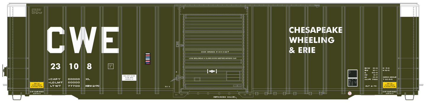 Berwick 7580 Boxcar CWE #23108 - HFB009001 : HO