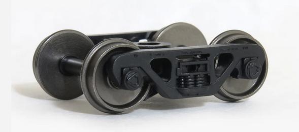 70t Ride-Control Roller Bearing Trucks w/Metal Wheelsets Standard Tread - TR4110 : HO