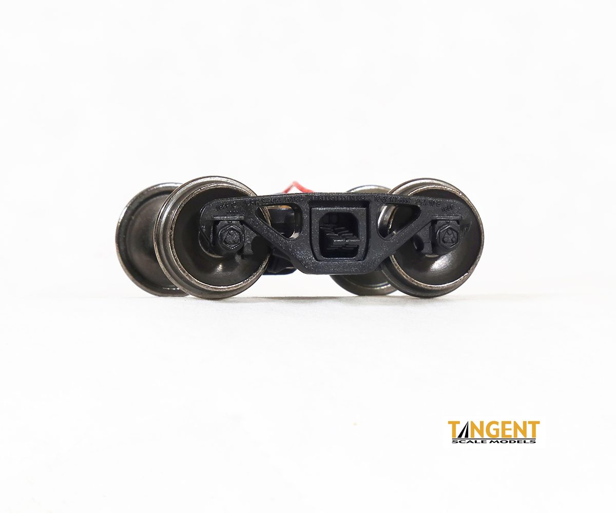 70-Ton Barber Caboose Roller Bearing Trucks with Blackened Semi-Scale Tread Wheelsets and Power Pickup - 115 : HO