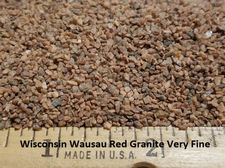 Wisconsin Red Granite Very Fine 10oz - WWRGVFS