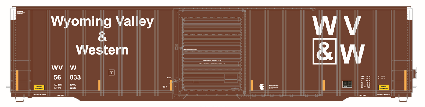 Berwick 7580 Boxcar WVW #56116 - HFB008003 : HO