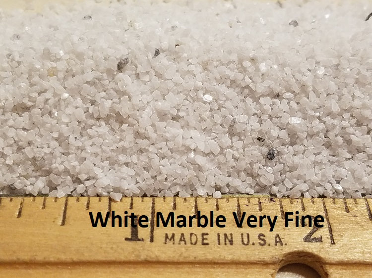 White Marble Very Fine 10oz - WMVFS