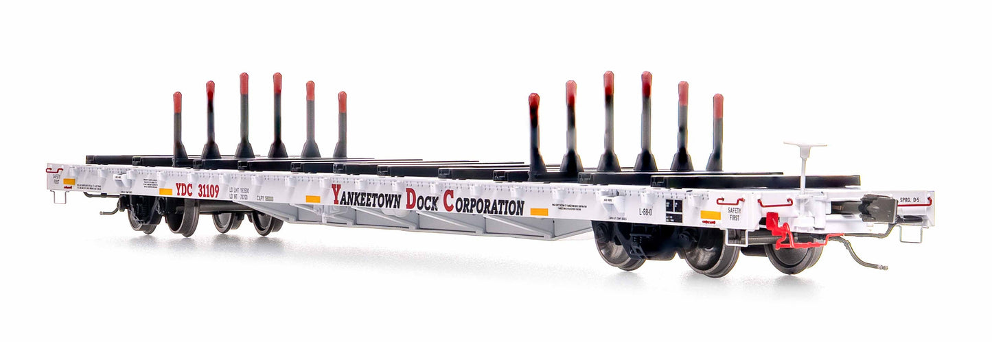 ScaleTrains BSC Finger Rack Flatcar Yankeetown Dock, YDC #31122 - HFF015002 : HO