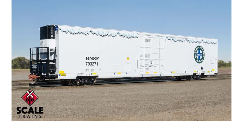 Trinity 82’ 7883cf Mechanical Reefer BNSF 793336 - SXT38915 : HO