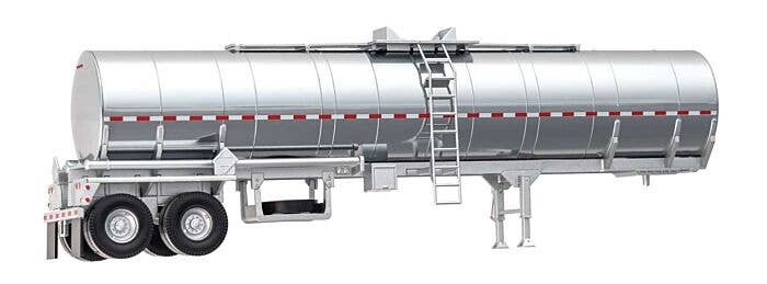 Chemical Tank Trailer - Assembled -- Painted, Unlettered - 12352 : HO