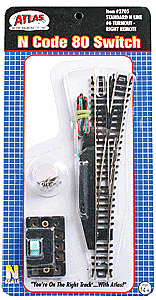Code 80 No. 6 Remote Turnout (Switch) - Standard Line -- Right Hand - 2705 : N