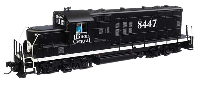 EMD GP9 Phase II with Chopped Nose - Illinois Central 8447 w/ESU Sound & DCC - 20438 : HO