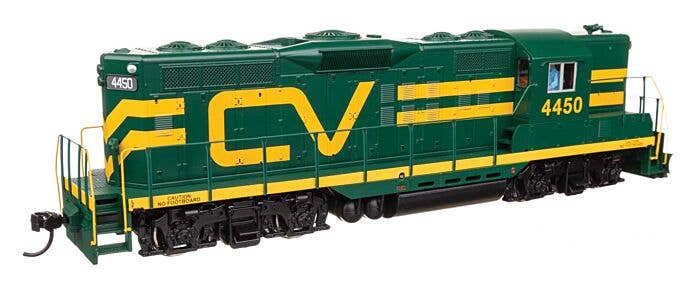 EMD GP9 Phase II with High Hood - ESU(R) Sound and DCC -- Central Vermont #4450 - 20492 : HO