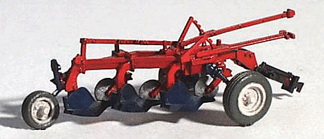 1950s "Red" 3 Bottom Plow Pewter Kit - 60003 : HO