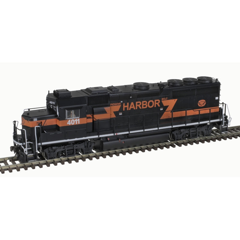 EMD GP40-2 - Sound and DCC - Master(R) Gold -- Indiana Harbor Belt #4013 (Front & Rear Ditch Lights, black, orange) - 10004245 : HO
