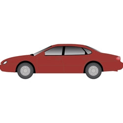 1996 FORD TAURUS TOREADOR RED METALLIC - 1275 : HO