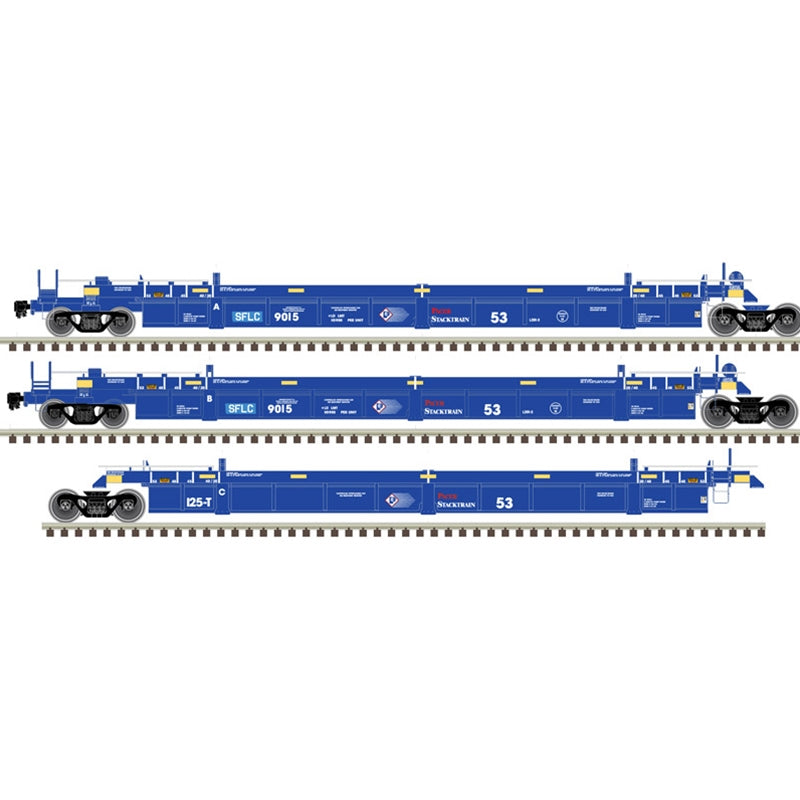 Thrall 53' Articulated Well Car BNSF #9022 - 20006616 : HO