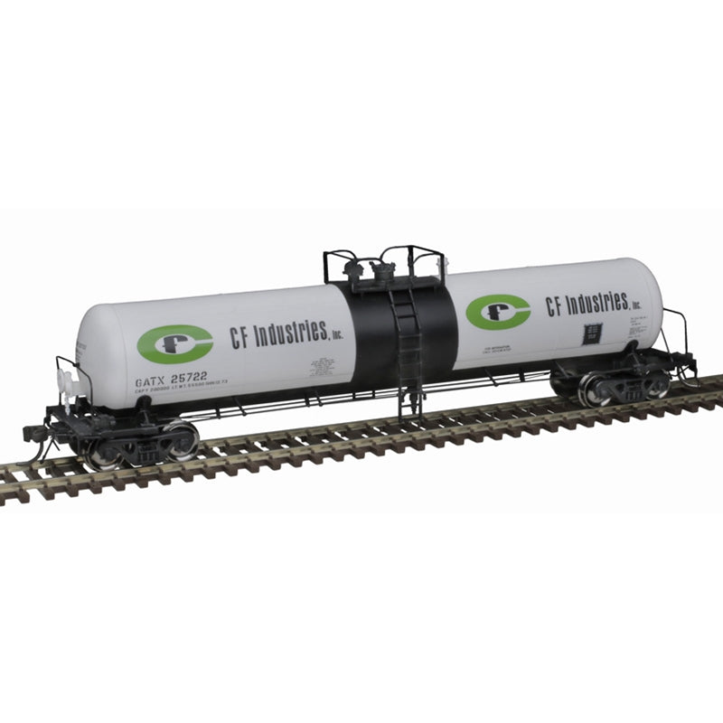GATX 20,700-Gallon Tank Car - Ready to Run - Master(R) -- CF Industries GATX #25715 - 20006963 : HO