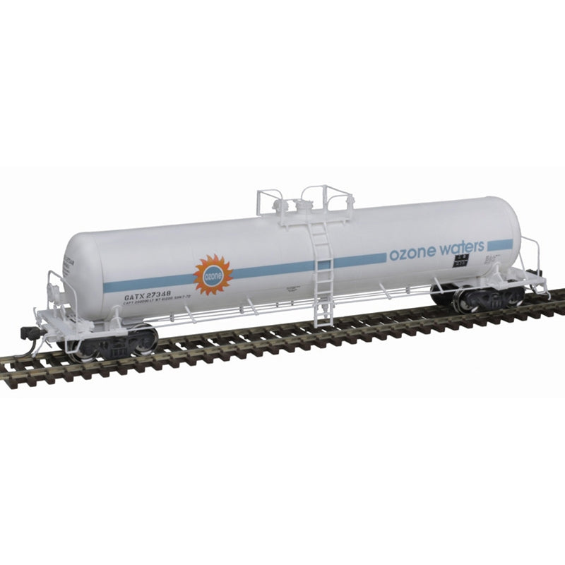 GATX 20,700-Gallon Tank Car - Ready to Run - Master(R) -- Ozone Waters, GATX #27348 - 20006972 : HO