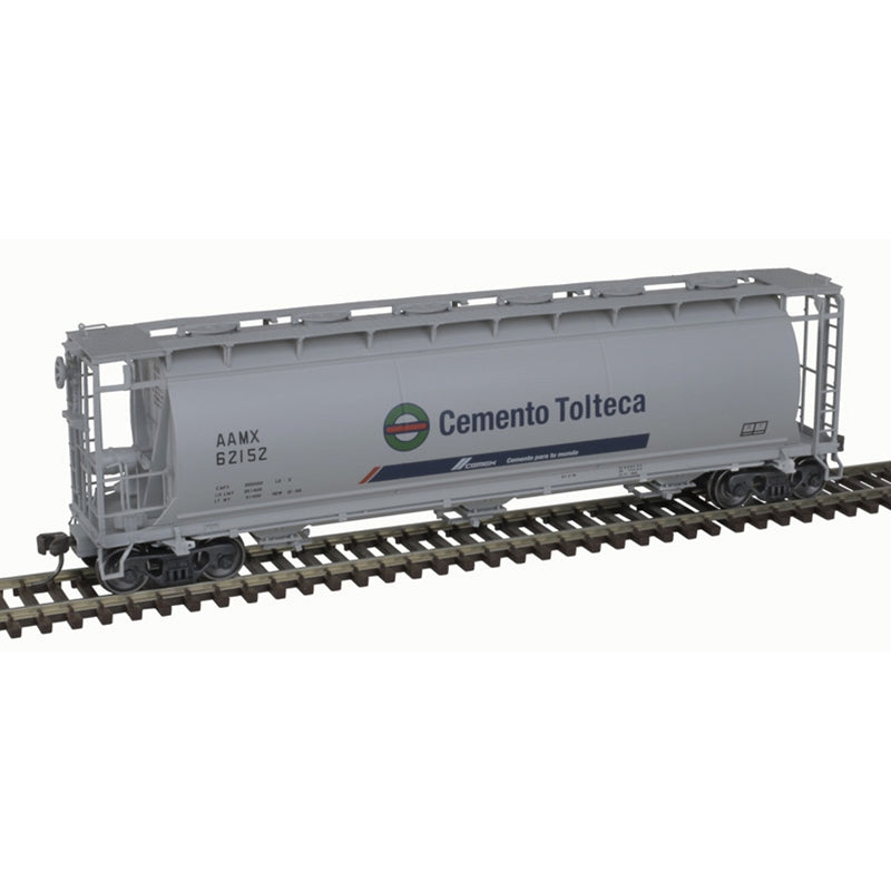 ACF 3-Bay Cylindrical Hopper - Ready to Run -- Cemento Tolteca #62152 - 20007174 : HO
