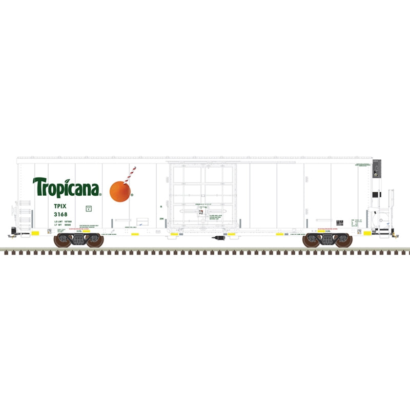 TrinityRail(R) 64' Modern Reefer - Ready to Run -- Tropicana TPIX #3014 - 20007323 : HO