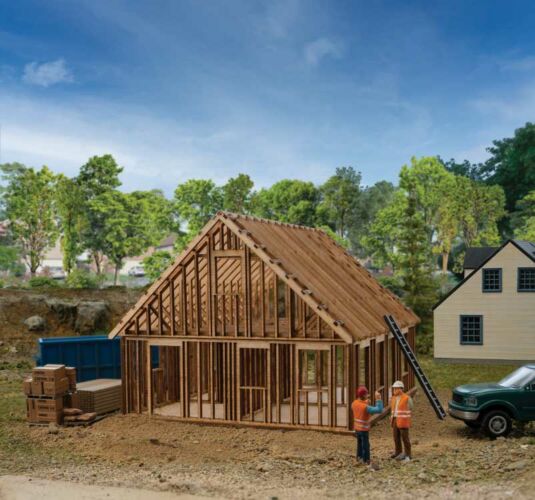 House Under Construction - Kit - 4157