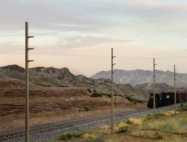 Intermediate Height Utility Poles Kit - 4173 : HO