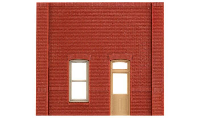 Street Level Brick Wall Sections w/Rectangular Entry Kit - 30131 : HO