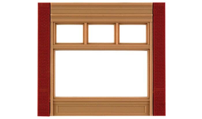 Street Level Brick Wall Sections w/20th Century Window Kit - 30162 : HO