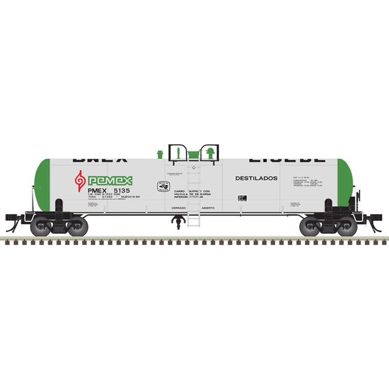 GATX 20,700-Gallon Tank Car - Ready to Run - Master(R) -- PEMEX, PMEX #5150 - 50006315 : N