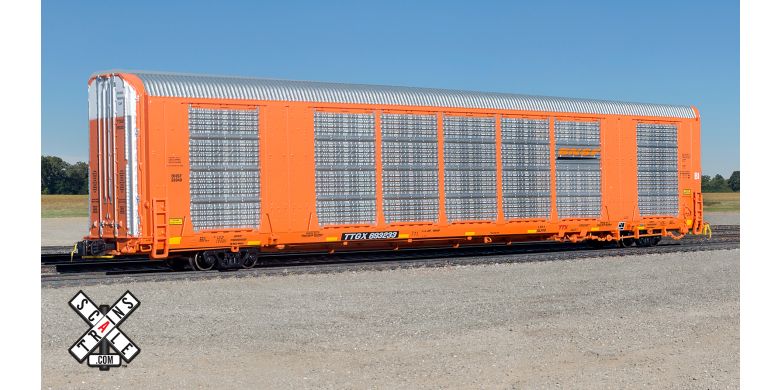 Gunderson Multi-Max Autorack, BNSF 693402 Orange TTGX - 32679 : N