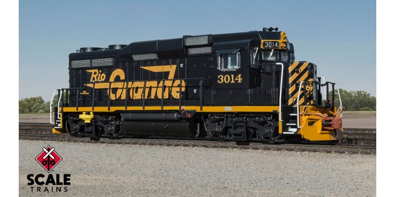 Rivet Counter N Scale EMD GP30, Rio Grande/Large Billboard Lettering #3014 DCC & Sound Equipped - 39967 : N
