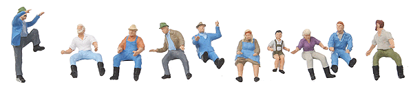 People Working-Tractor Drivers 10/pk - 10328 : HO