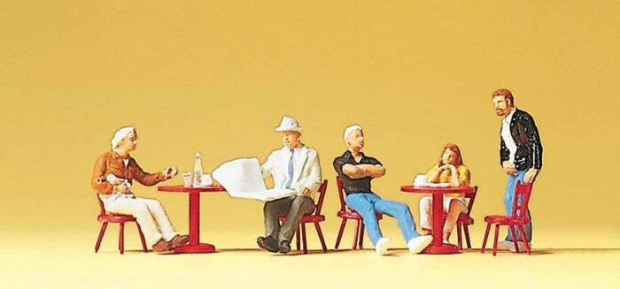 Guests In A Street Cafe - 10369 : HO