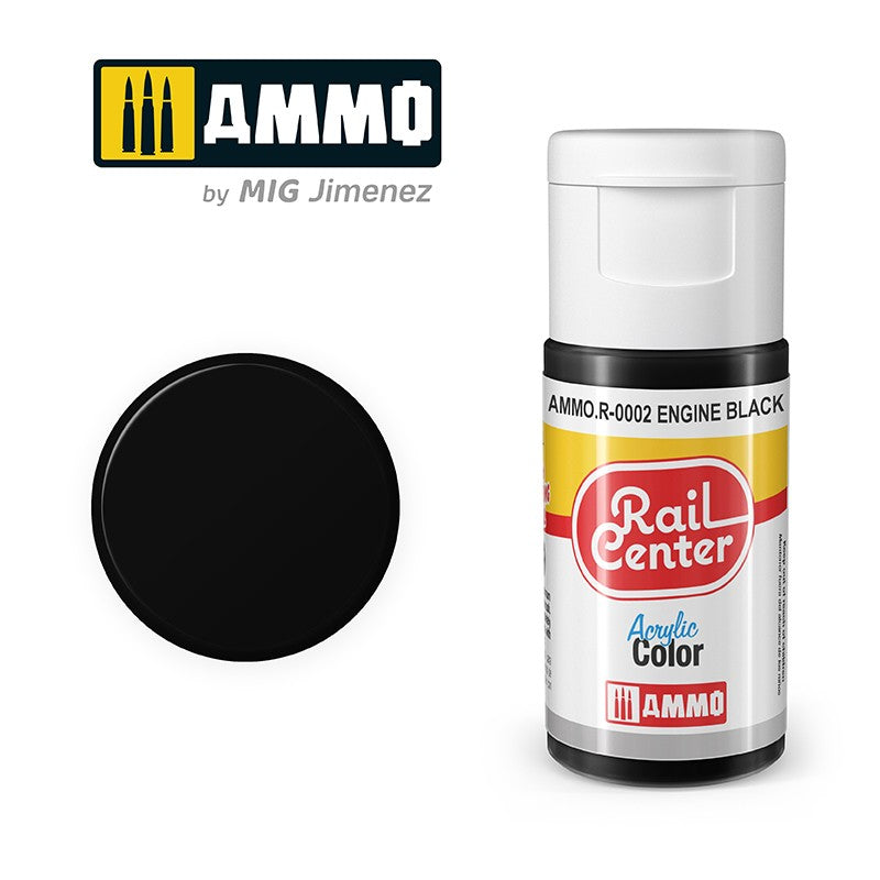 Engine Black 15ml Acrylic Paint - R0002