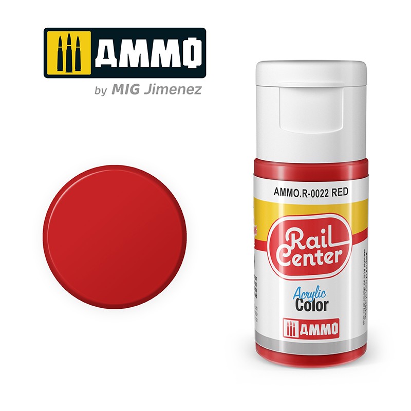Red 15ml Acrylic Paint - R0022