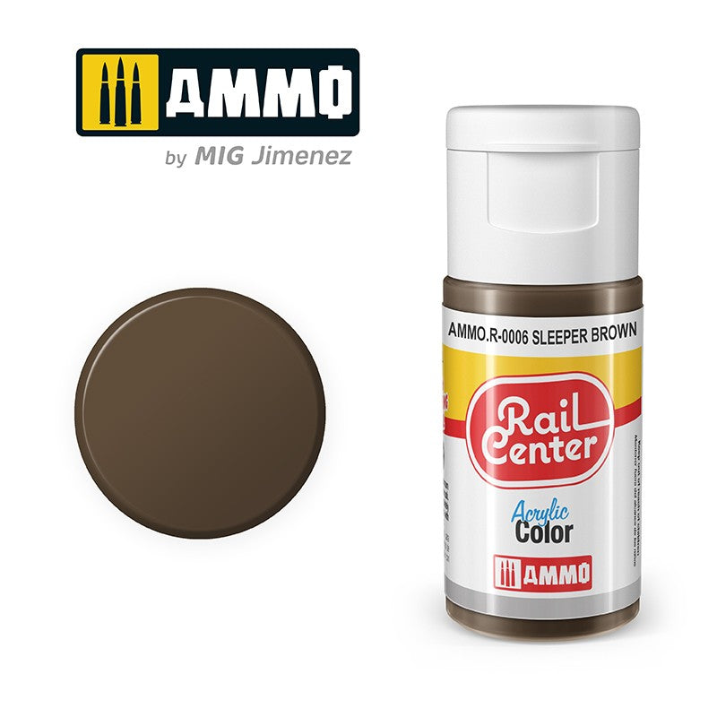 Sleeper(Tie) Brown 15ml Acrylic Paint - R0006